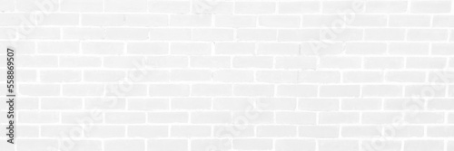White brick wall for background or texture. Texture White concrete wall for background