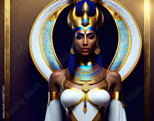 Egyptian god Isis photo