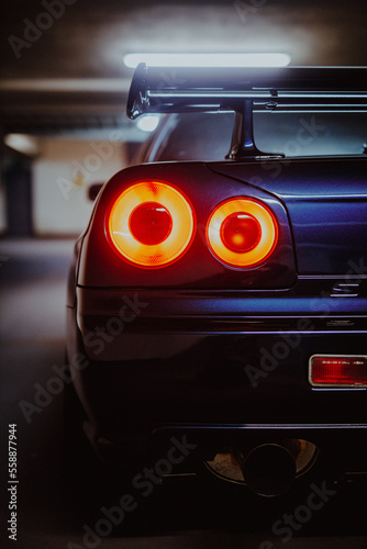 Underground Racecar in a Garage