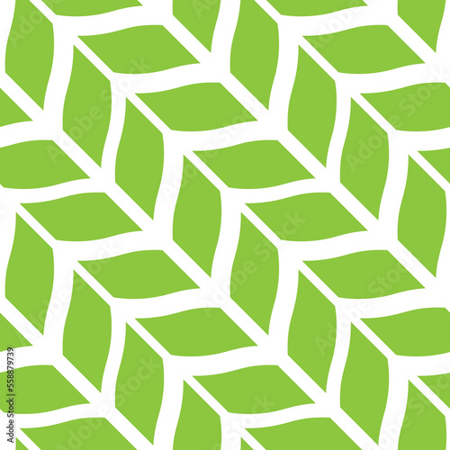 Abstract seamless pattern. Background in the form of leaves or grains of wheat.