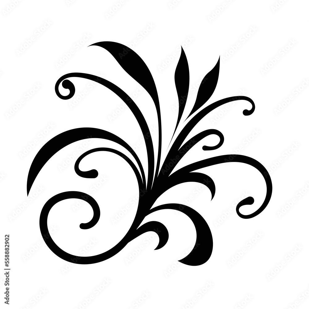 Oriental vector damask black patterns. Baroque Scroll as Element of Ornament and Graphic Design. Use for greeting cards and wedding invitations. Oriental vector damask black patterns. Baroque Scroll as Element of Ornament and Graphic Design. Use for greeting cards and wedding invitations.