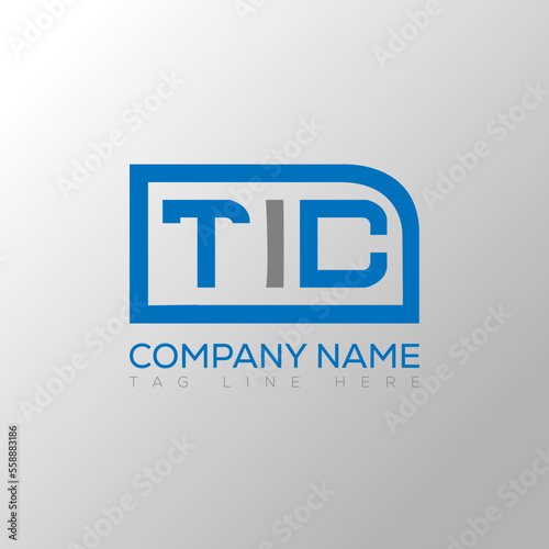 TIC letter logo creative design. TIC unique design.
