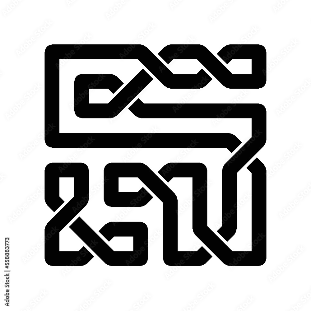 Celtic knot ornament. Vector knot pattern. Celtic knot ornament. Vector knot pattern.