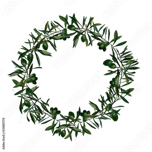 green olive wreath