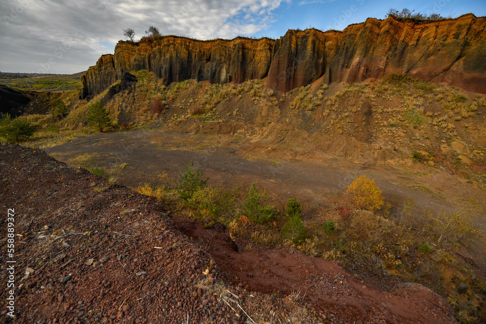 Obraz premium Racos Volcano in Persani Mountains, in Brasov County, Romania.