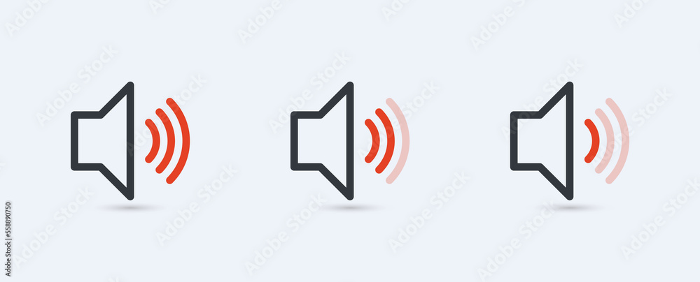 speaker icons set speaker icons set