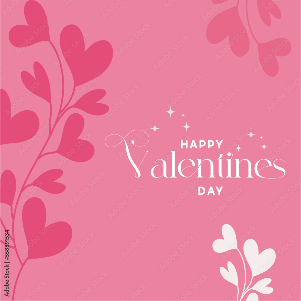 valentines day background simple and aesthetic with pink background