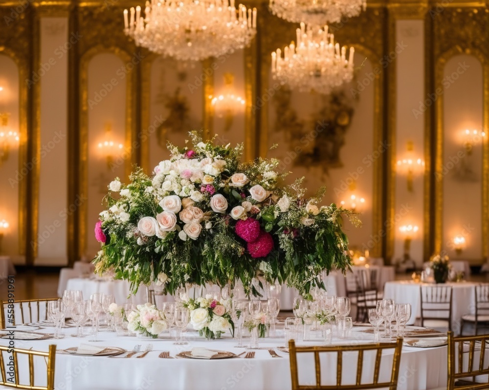 wedding table decorated with flowers wedding table decorated with flowers