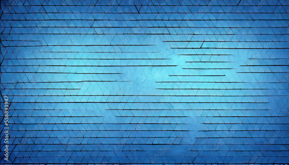 Obraz premium background of abstract hexagons blue black
