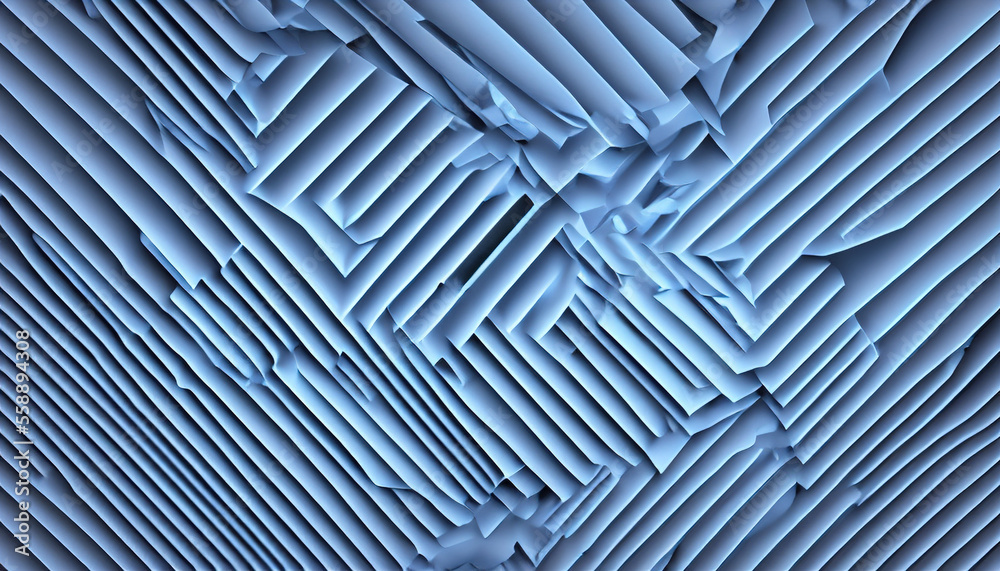 background of abstract hexagons blue black