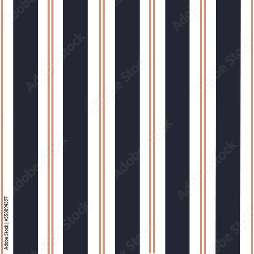 Stripe seamless pattern, blue, white, brown, can be used in the design of fashion clothes. Bedding sets, curtains, tablecloths, notebooks, wrapping paper