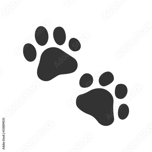Paws icon. Animals symbol modern, simple, vector, icon for website design, mobile app, ui. Vector Illustration
