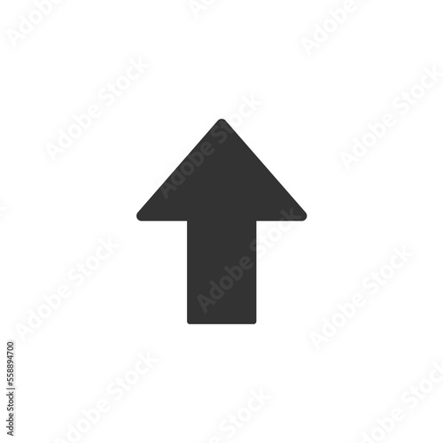 Up arrow icon. Multimedia symbol modern, simple, vector, icon for website design, mobile app, ui. Vector Illustration