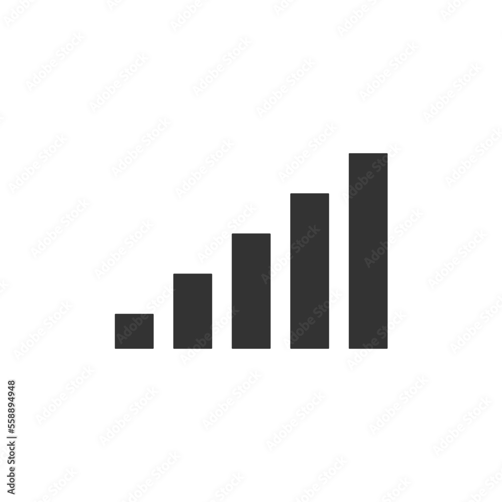 Antenna bars icon. Signal strength symbol modern, simple, vector, icon for website design, mobile app, ui. Vector Illustration Antenna bars icon. Signal strength symbol modern, simple, vector, icon for website design, mobile app, ui. Vector Illustration