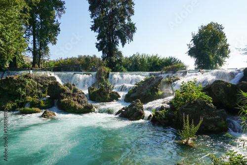 Quadro su tela Tarsus Waterfall at Mersin, Turkey