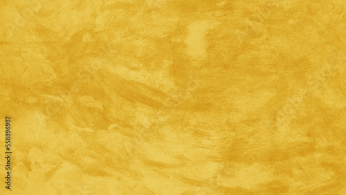 Old wall pattern texture cement yellow dark abstract gold color design are light with golden gradient background.