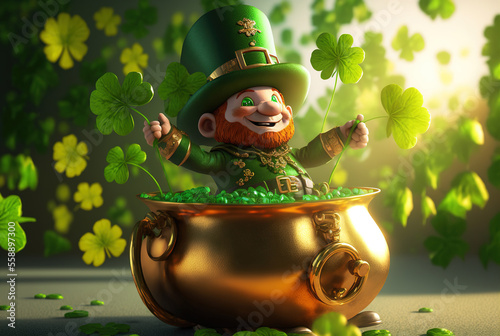 Saint Patrick’s Day Zwerg - Generative AI