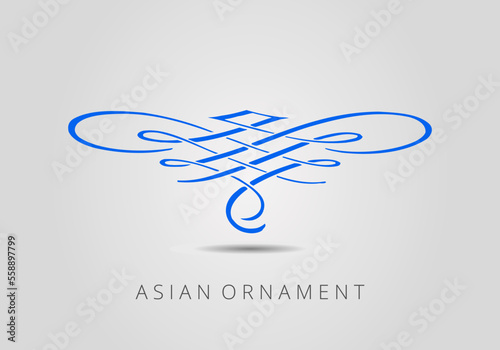 Islamic ornament vector, persian motiff. Asian floral designs. Abstract Asian elements of the national pattern of the ancient nomads of the Kazakhs, Kyrgyz, Mongols, Tatars, Uzbeks, Tajiks and other