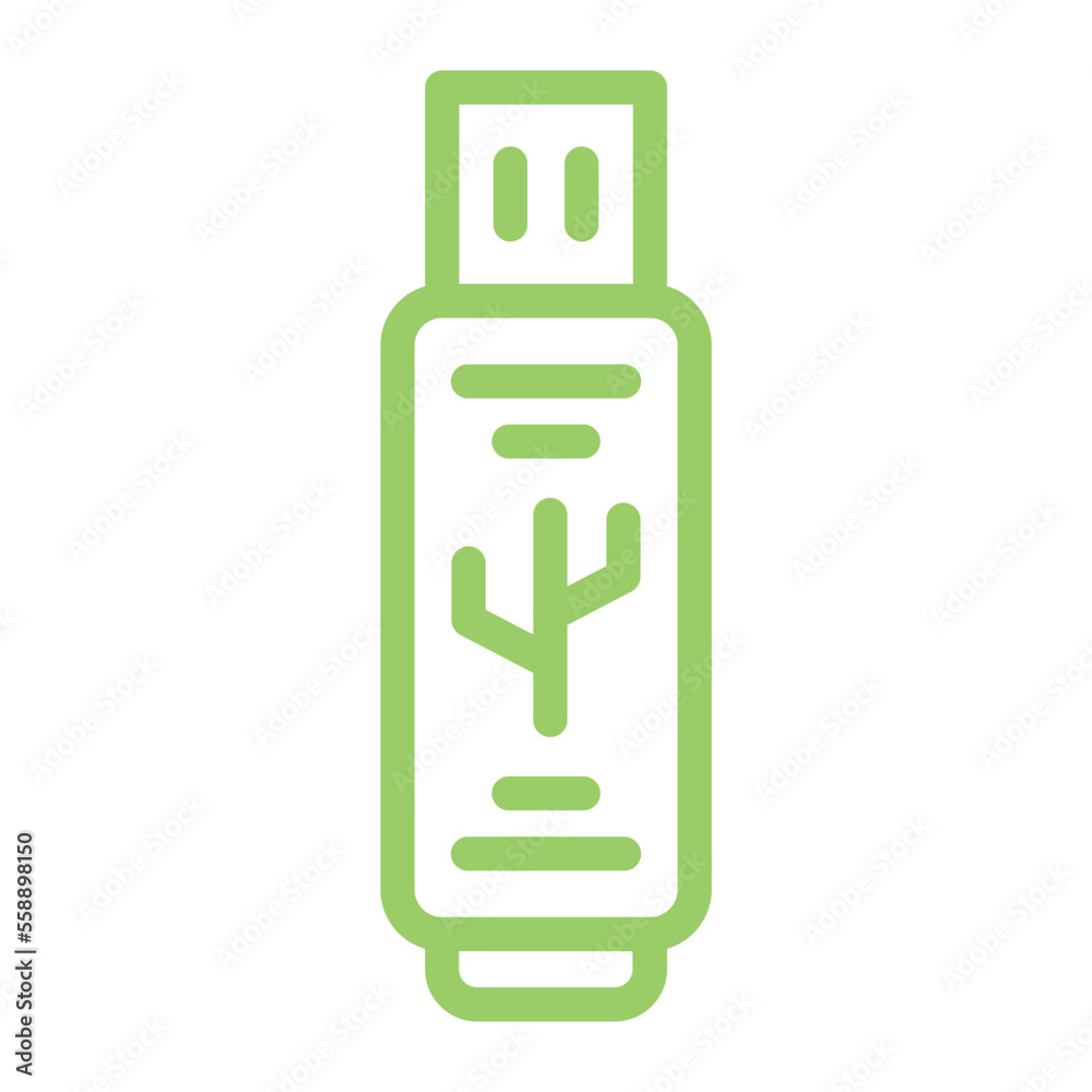 Fototapeta premium Usb Icon Style