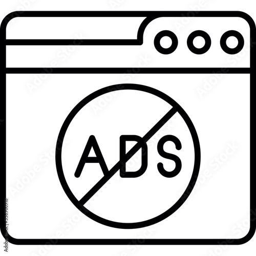 ads block icon