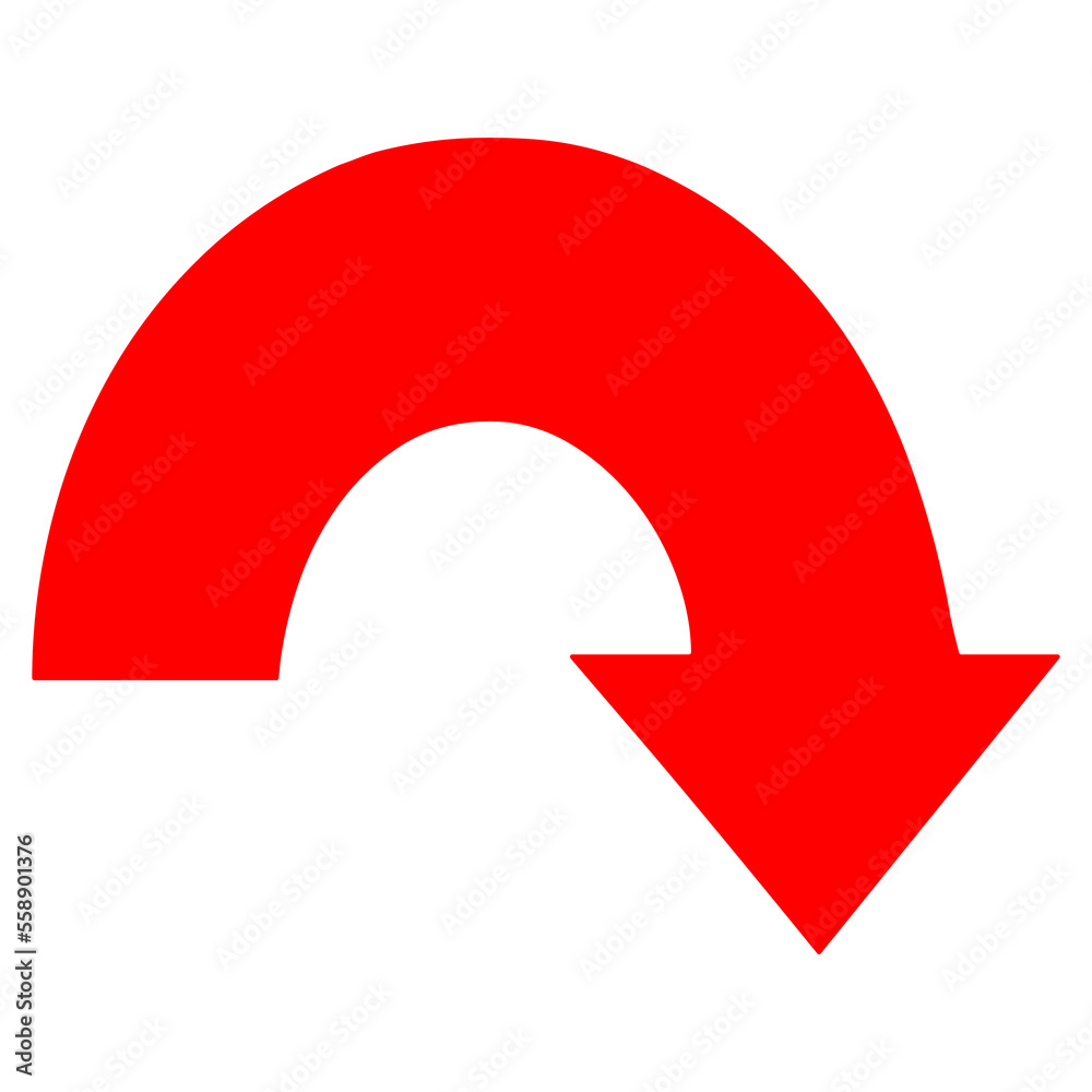Directional Arrow Sign on Transparent Background Directional Arrow Sign on Transparent Background