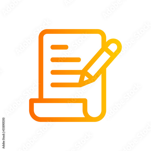 copywriter gradient icon