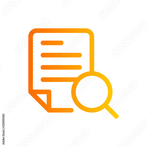 proofreading gradient icon