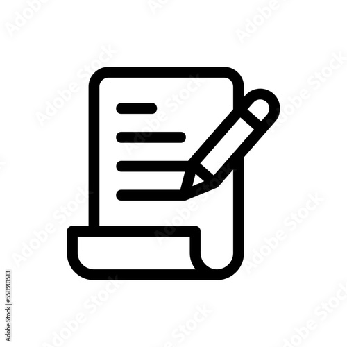 copywriter line icon