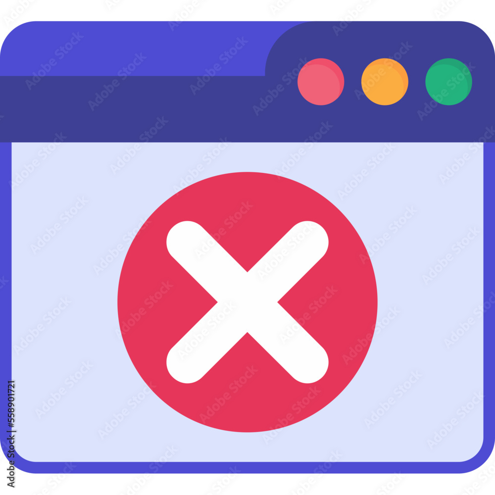 Web Delete Account Icon Web Delete Account Icon