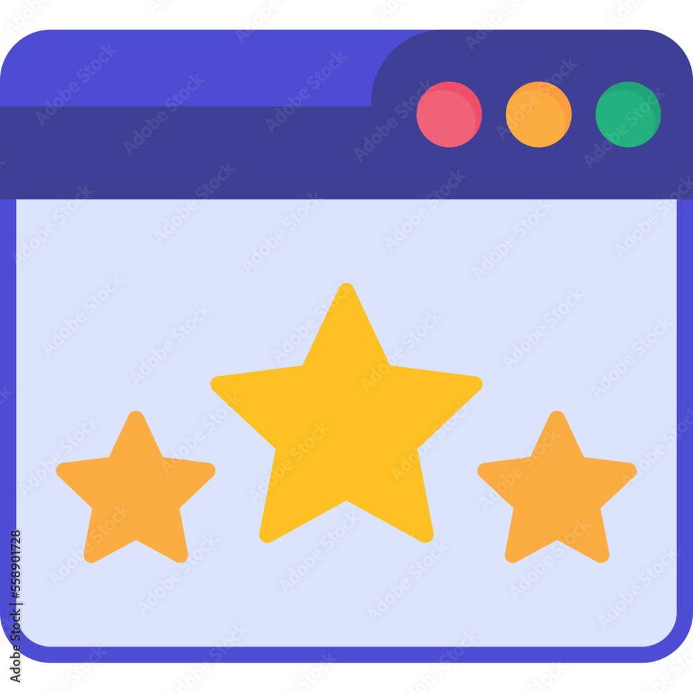 Web Rating Icon Web Rating Icon