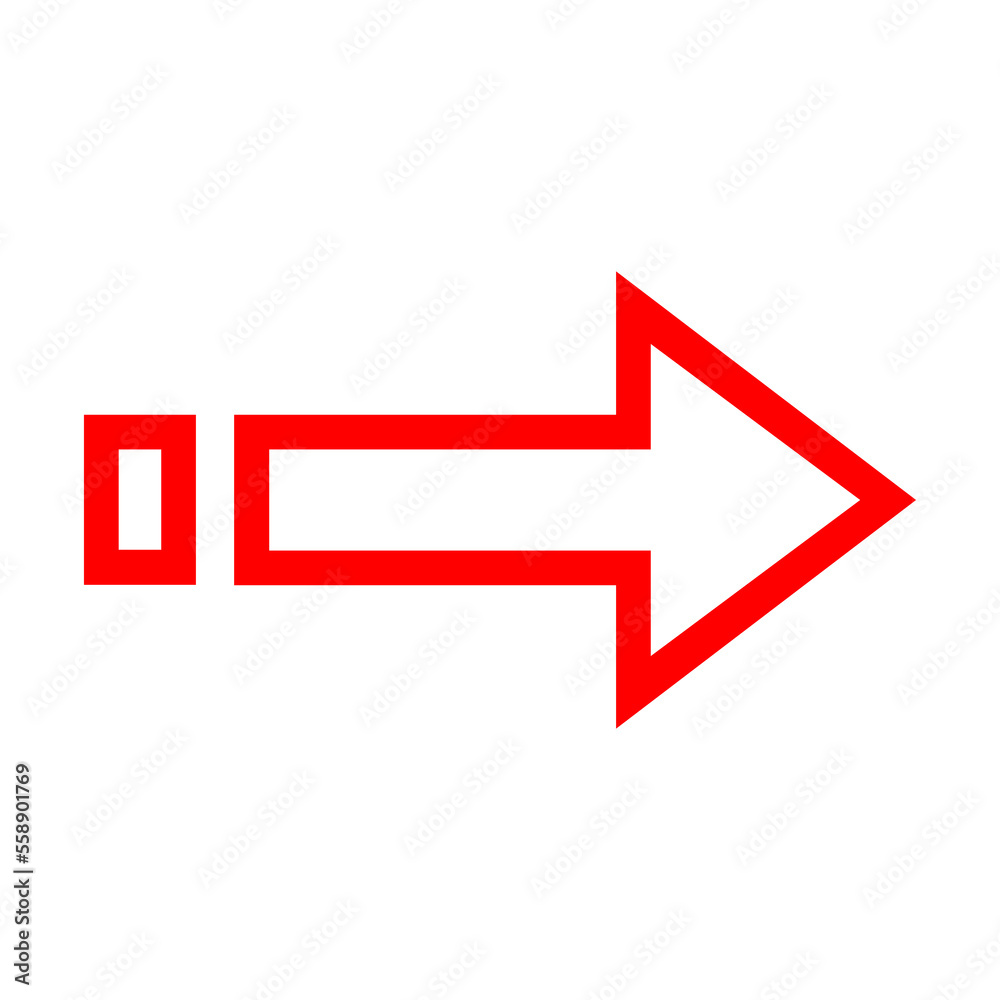 Directional Arrow Sign on Transparent Background Directional Arrow Sign on Transparent Background