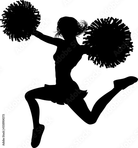 Cheerleader Silhouette