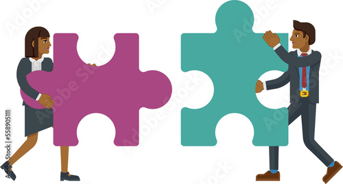 Puzzle Piece Jigsaw Charact...