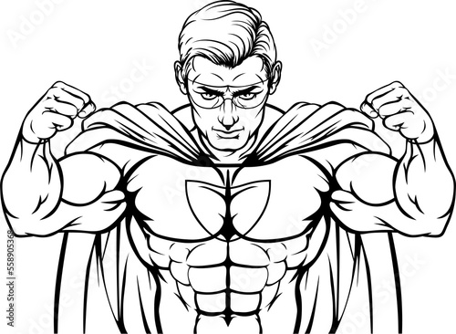 Wallpaper Mural Superhero Cartoon Character Torontodigital.ca