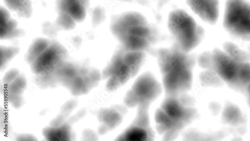 Black and white color dark glow posterized fractal noise animation. Beauty 2D computer rendering photo