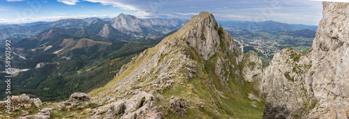 Views of Udalaitz mountain and surrounding area in the Basque Country (Spain) photo