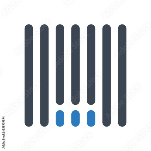Barcode icon - vector illustration . Barcode  Scan  Scanner  Tag  Product  Price  Details  shopping  line  outline  icons .
