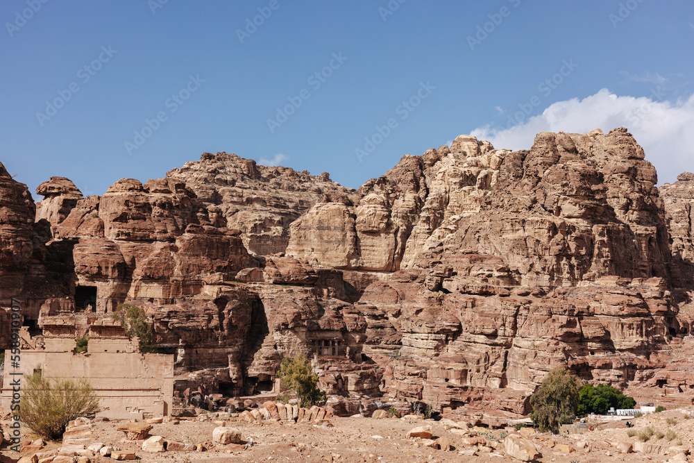 Wadi Musa archeological site Petra in Jordan