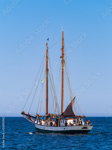 Segelschiff auf der Ostsee während der Hanse Sail in Rostock