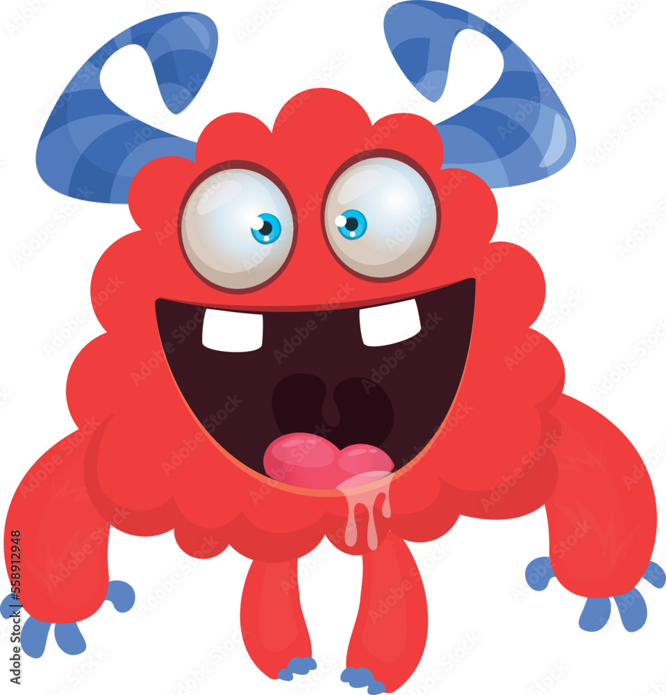 Naklejka premium 23_monsterpuff
