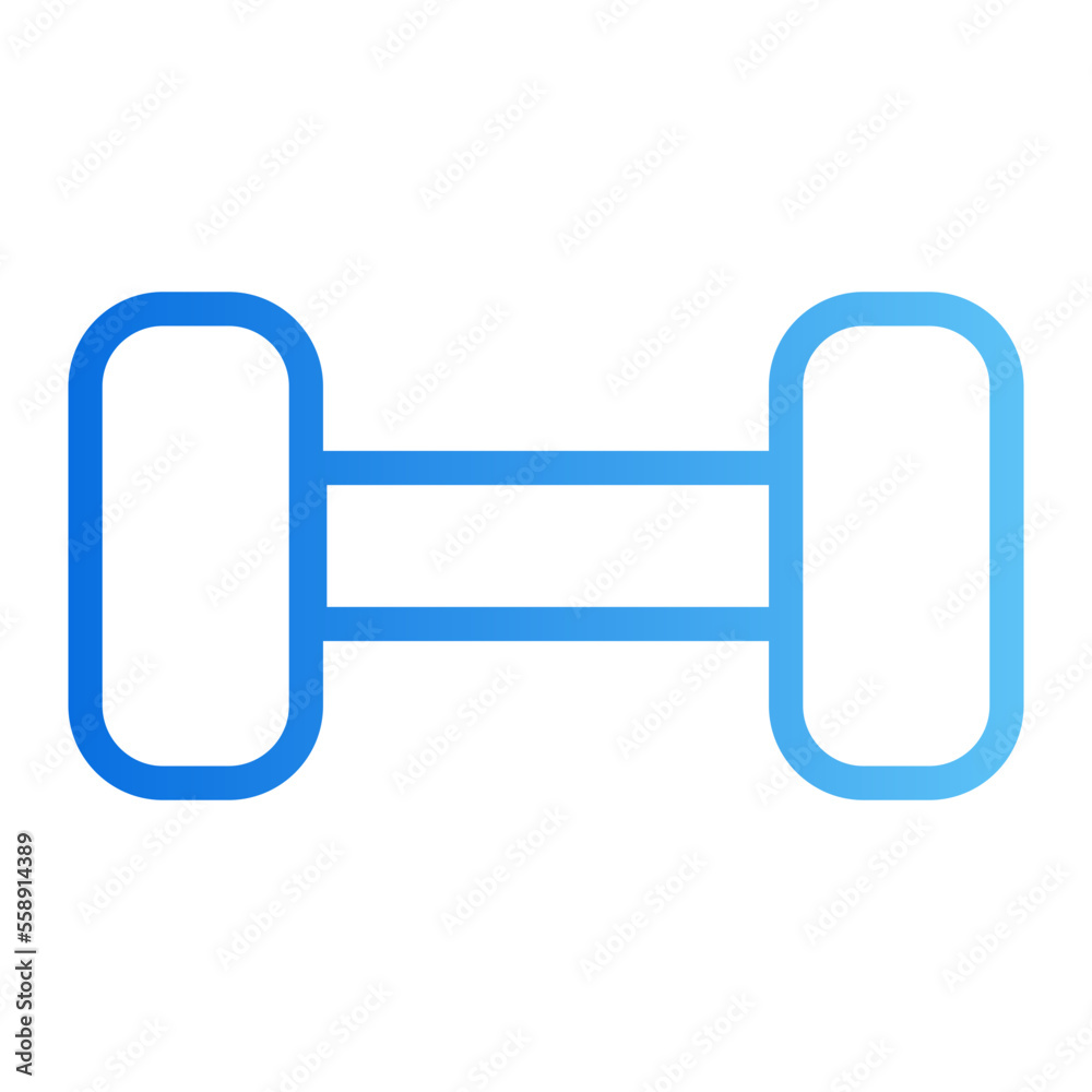 dumbbell gradient icon