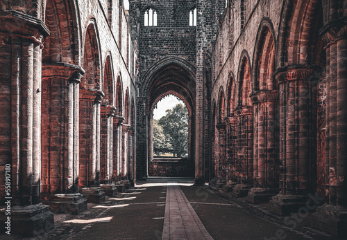 Εκτύπωση καμβά Ruine of the old kirkstall abbey