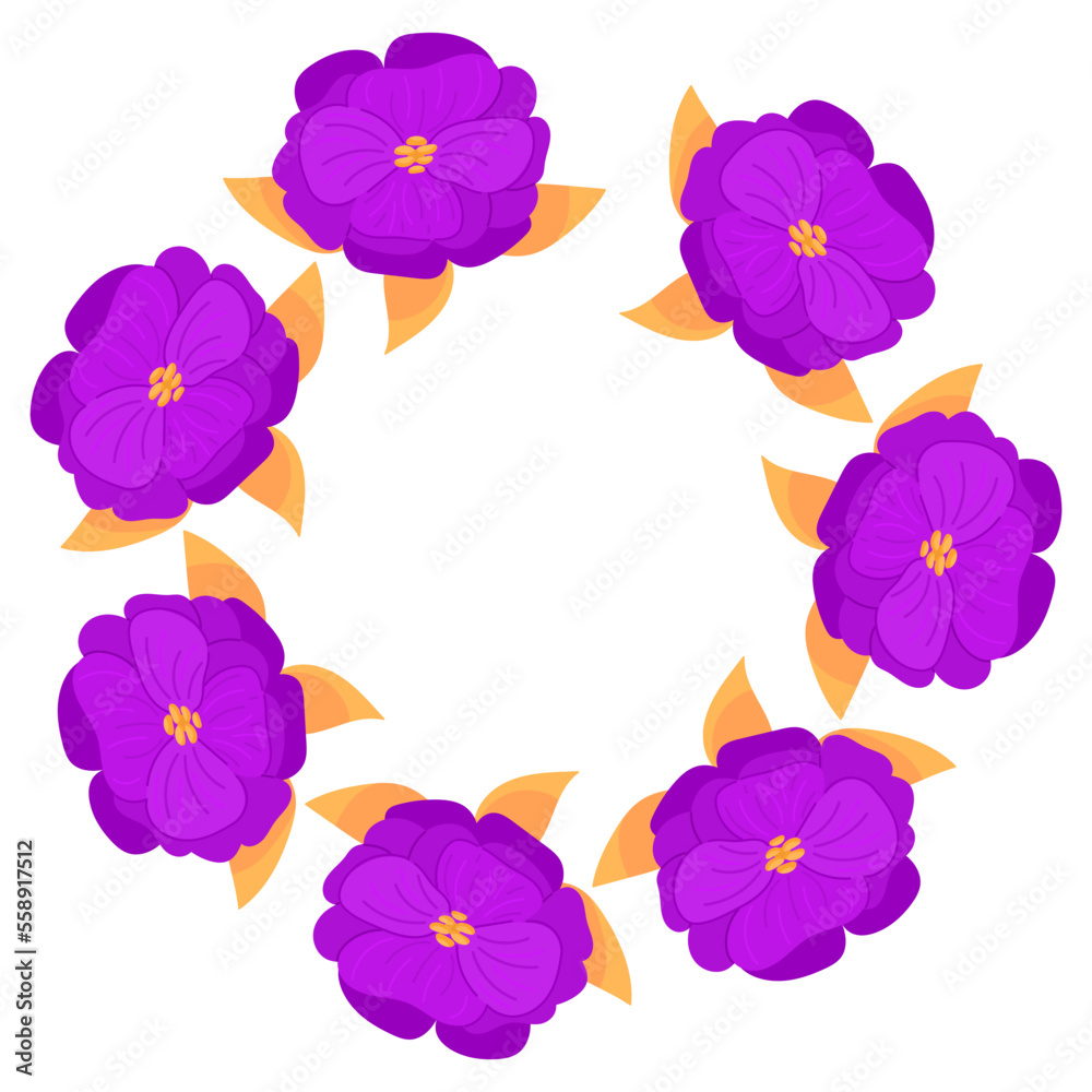 Cute vector Valentine s day mandala with flowers on white background.Hand drawn vector illustration. Cute vector Valentine s day mandala with flowers on white background.Hand drawn vector illustration.