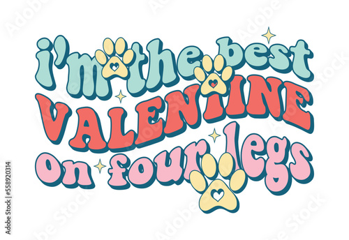 Valentine dog  Retro Dog Valentine Quote