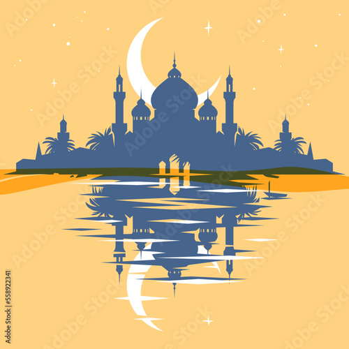 Fairytale palace in the desert