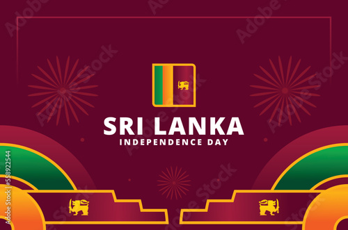 Sri Lanka Independence Day Design Background For International Moment