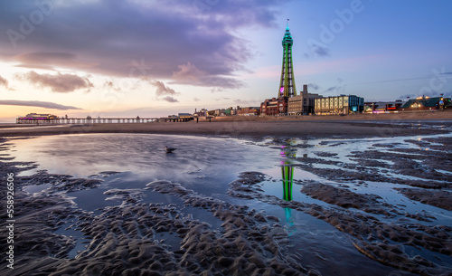 reflection blackpool tower