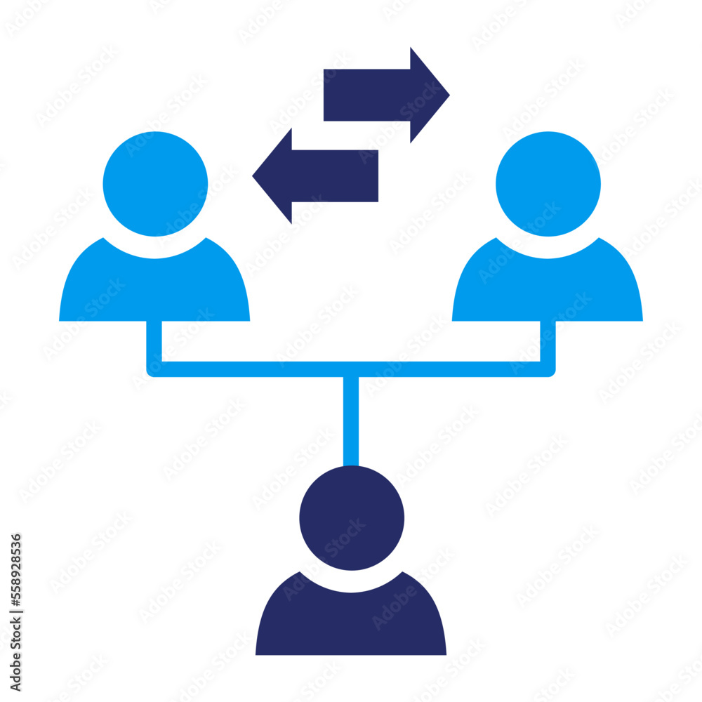 Broker, mediator and agent isolated icon Broker, mediator and agent isolated icon