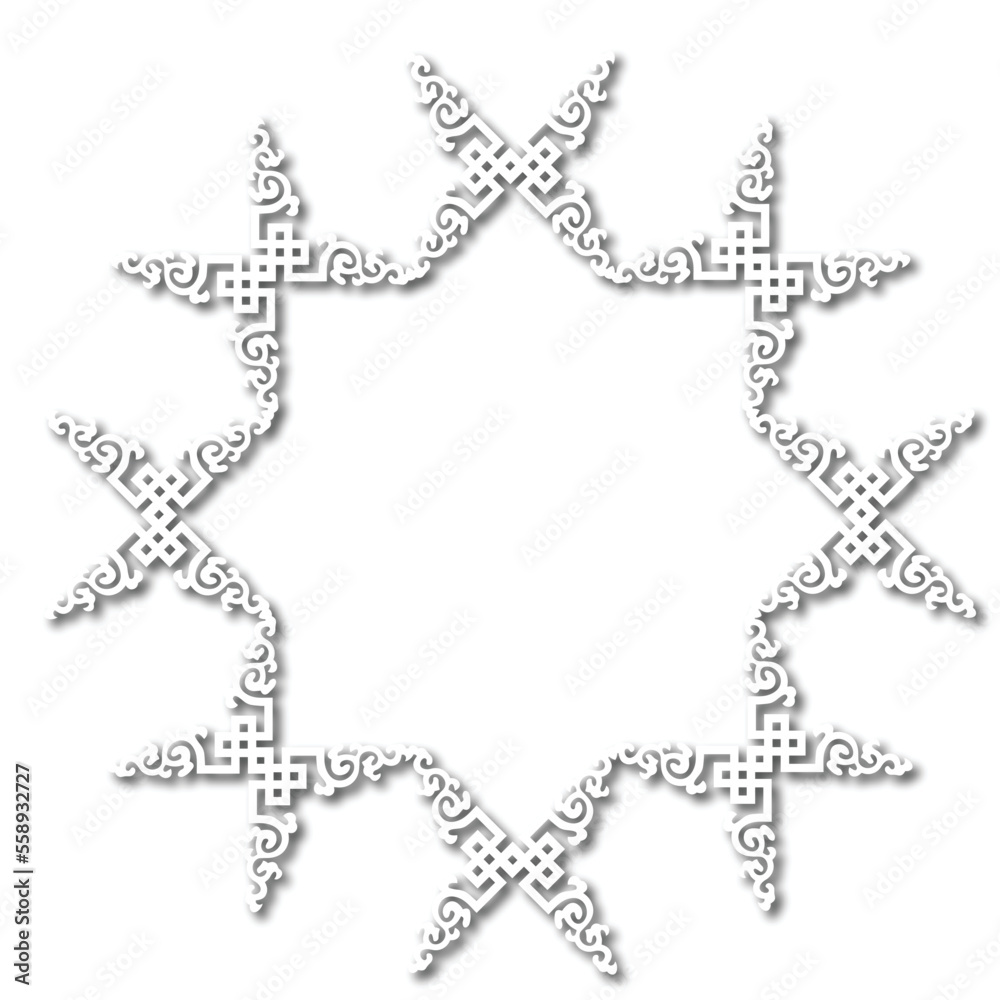 Fototapeta premium frames in vintage style with elements of ornament, art, pattern, background, texture, Vector illustration eps 10, Art.