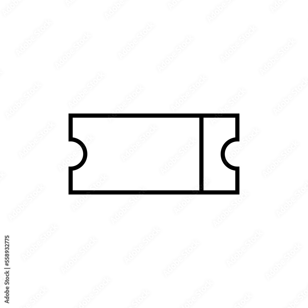 Ticket Icon Vector Illustration Logo Template Ticket Icon Vector Illustration Logo Template